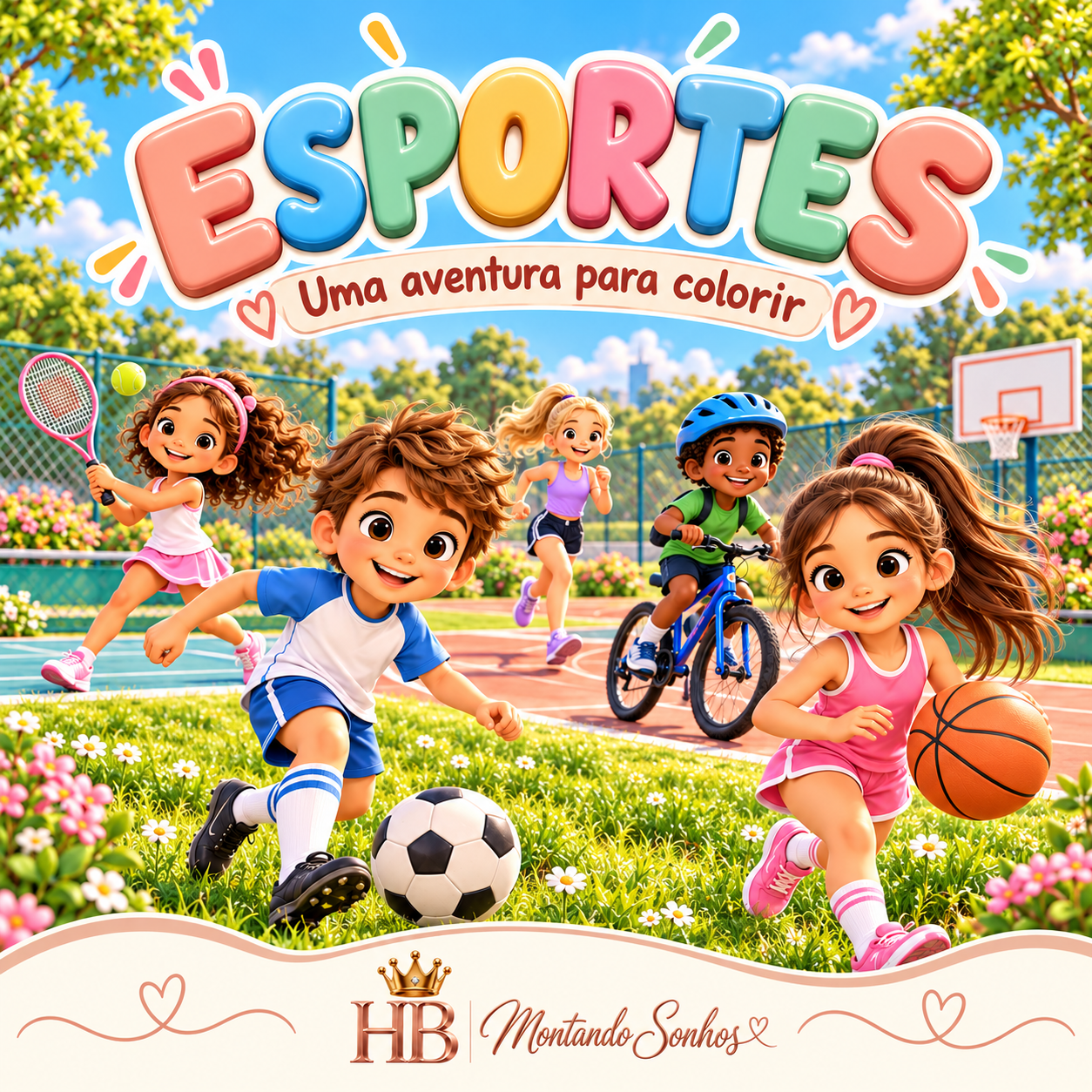 Livro de Colorir – Esportes | Movimento e Diversão