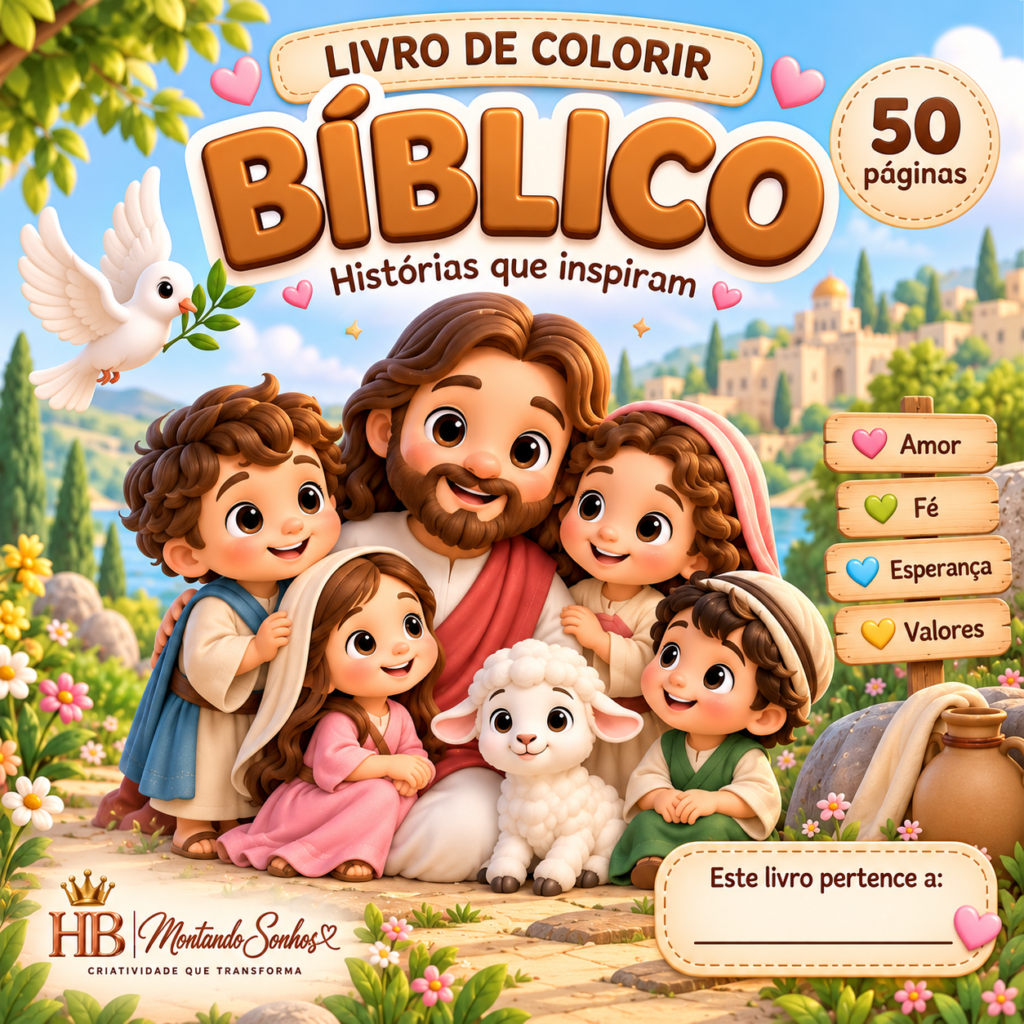 Livro de Colorir – Colorindo Histórias Bíblicas